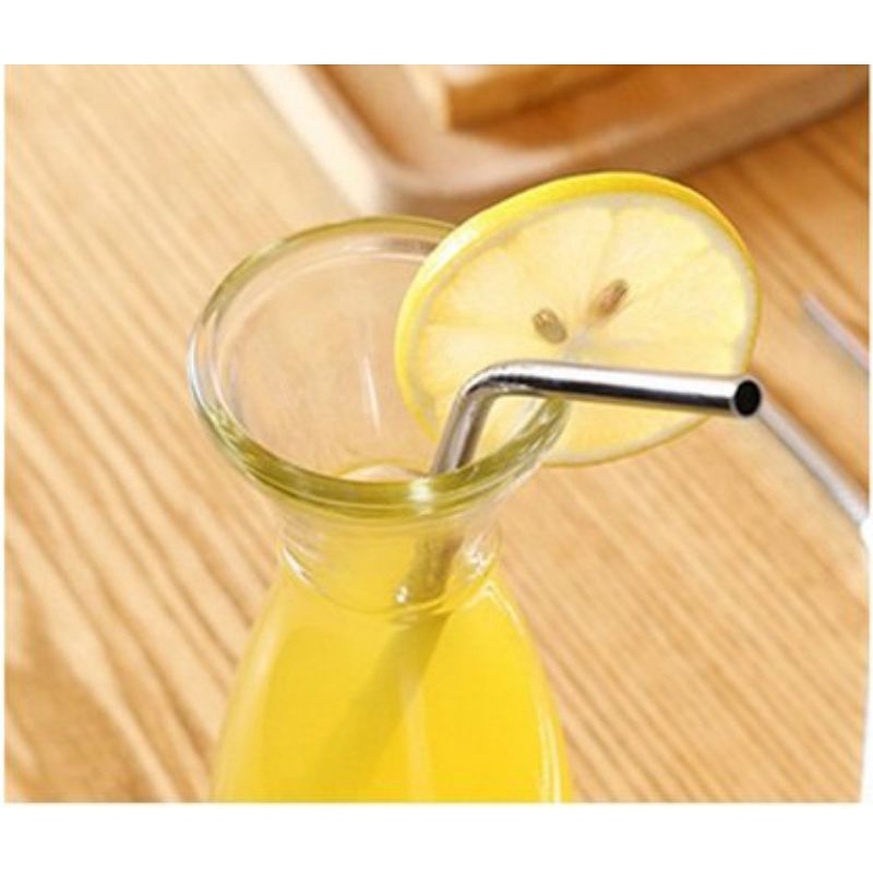 Bộ 3 ống hút inox kèm cọ rửa