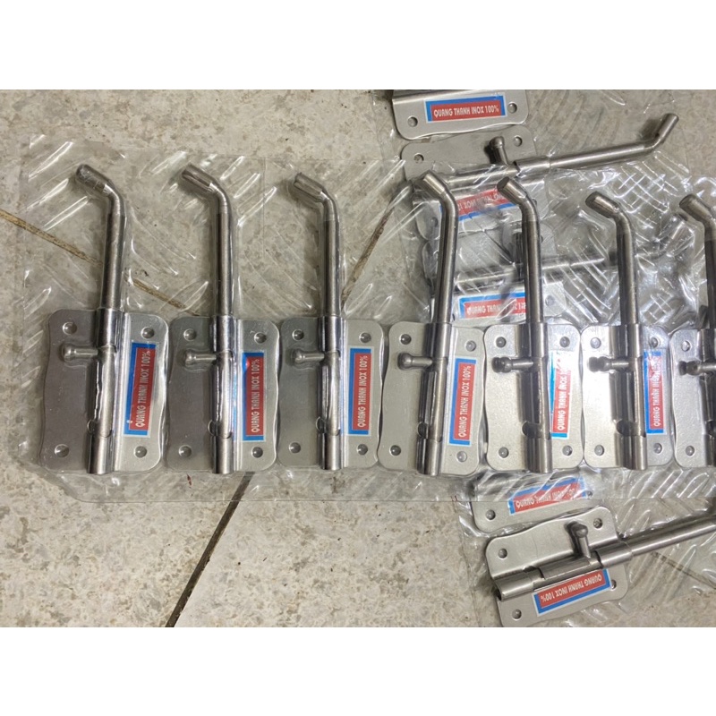 Chốt cửa dọc - chốt cửa inox loại 10cm