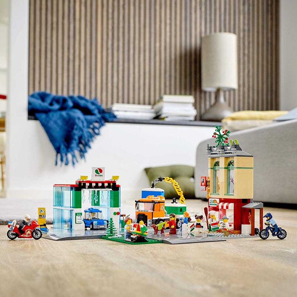Lego City 60292 - Town Center - Bộ xếp hình Lego Trung tâm thành phố