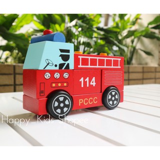 Lắp ráp xe cứu hỏa Winwintoys 61292