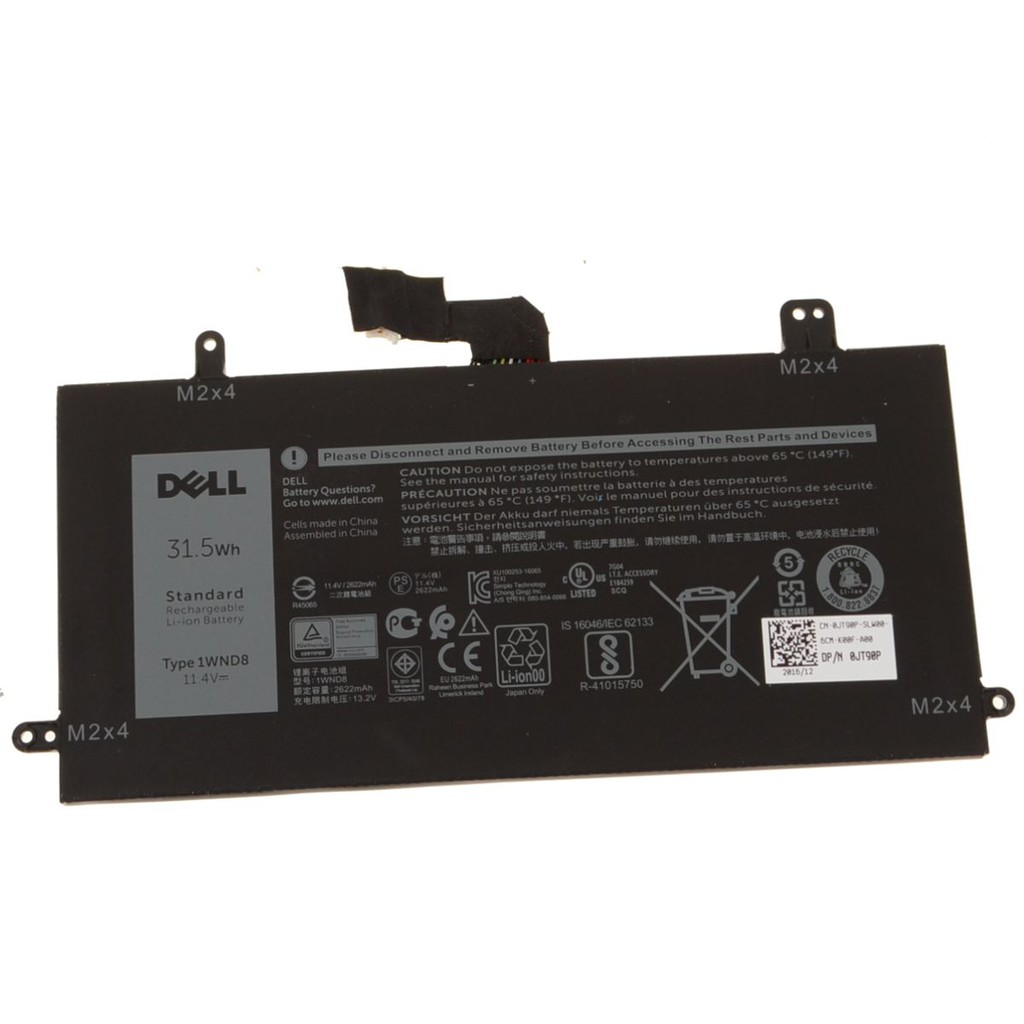 Pin laptop Dell Latitude 12 5285 E5285 5290 E5290 J0PGR 11.4V 31.5WH (ZIN) – 3 CELL