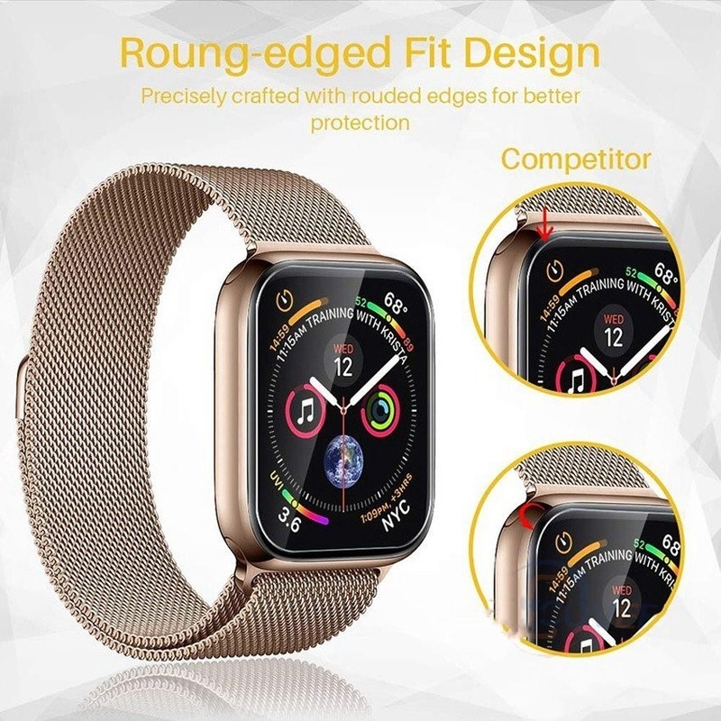 Kính cường lực bảo vệ màn hình đồng hồ Apple Watch Series 6 SE 5 4 3 2 1 40 mm 44 mm 38 mm 42 mm