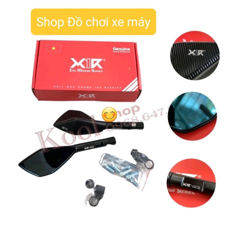 Gương X1R 5 cạnh chính hãng X1r (Giá 1 chiếc bên trái)