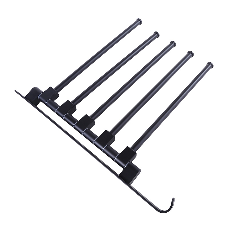 Giá Treo Khăn Tắm Bằng Nhôm Nhiều Thanh Treo Tiết Kiệm Không Gian