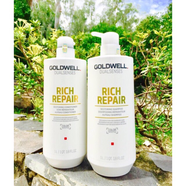 Gội xả GOLDWELL RICH REPAIR 1000ml