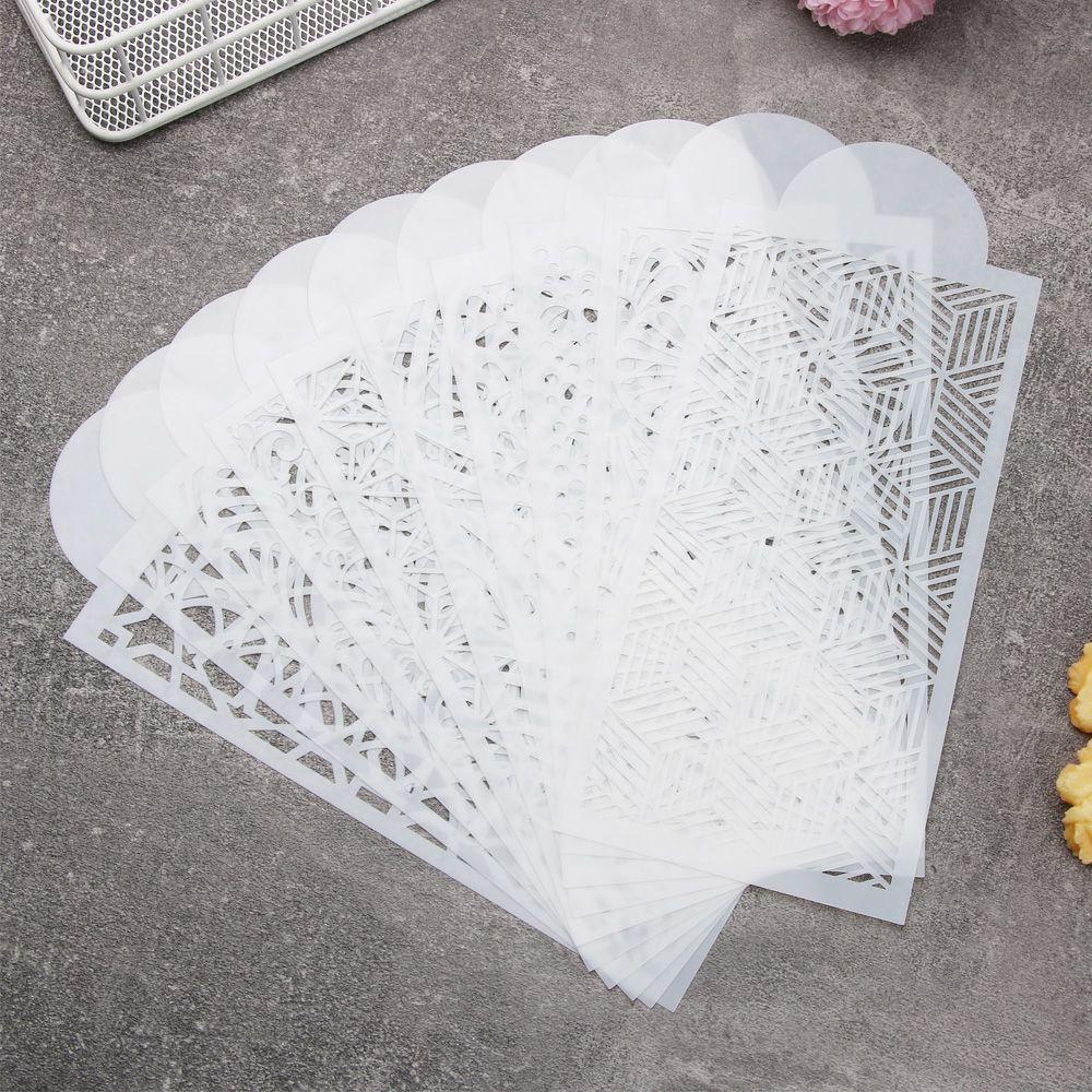 Khuôn Nhựa Tạo Họa Tiết Ren Trang Trí Bánh Kem Cho Nhà Bếp