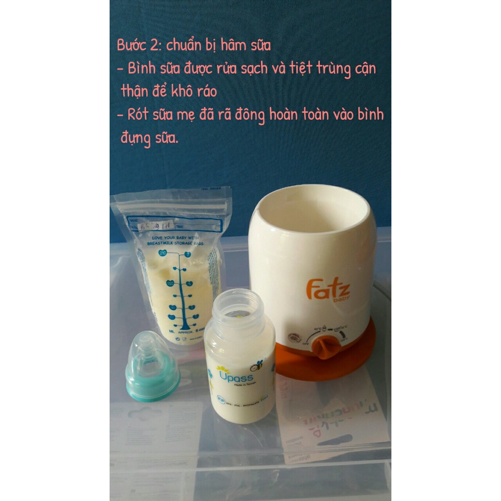 "TPHCM giao liền" Máy hâm sữa 4 chức năng fatzbaby - Hàn quốc