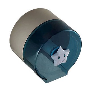 [Giá công phá] Hộp giấy toalet Public cỡ Nhỏ 14.3 x 11.7 x 12.5 cm (Smile Star) (Màu xanh)