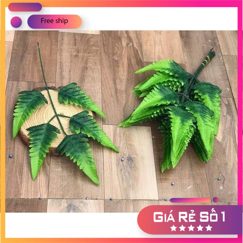 Bó 20 lá dương xỉ_ hoa giả, hoa lụa