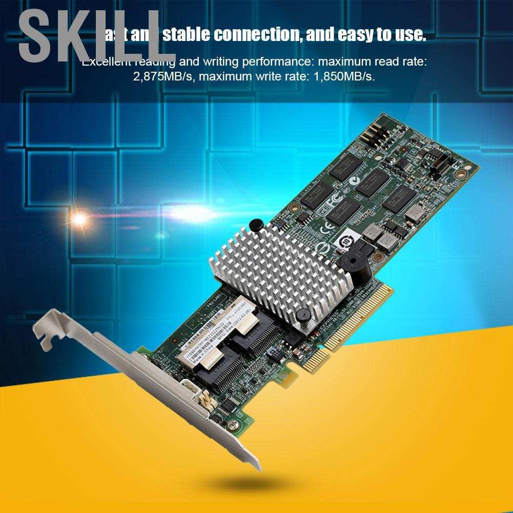 Bảng Mạch Điều Khiển Ibm M5015 Megaraid 9260-8i Sata / Sas Raid 6gb S Pcie X8 Thẻ