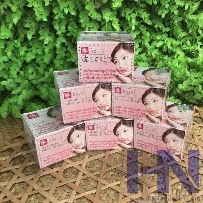 KEM DƯỠNG TRẮNG TRỊ ĐỐM NÂU, ĐỒI MỒI, TÀN NHANG GLUTATIONE CREAM - HIYADY