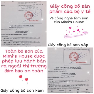SON KEM LỚN HANDMADE MIMI’S HOUSE
