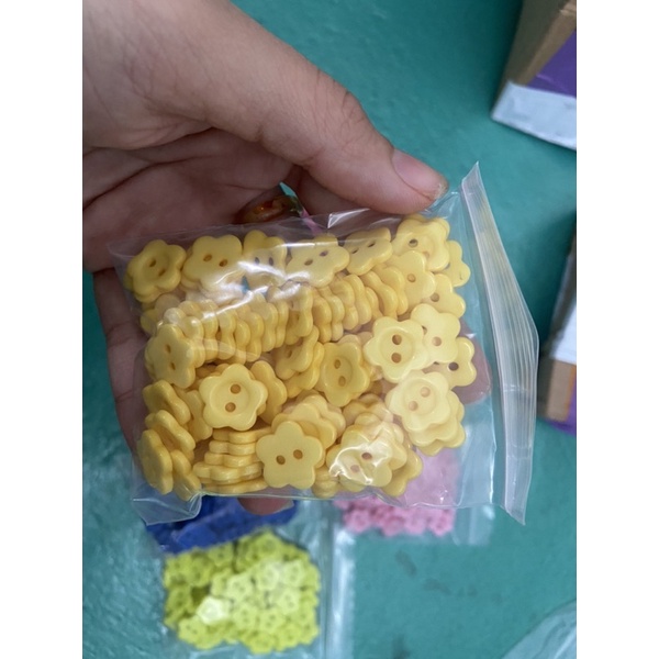 Set 10 Cúc cài áo/ Khuy áo hình bông hoa