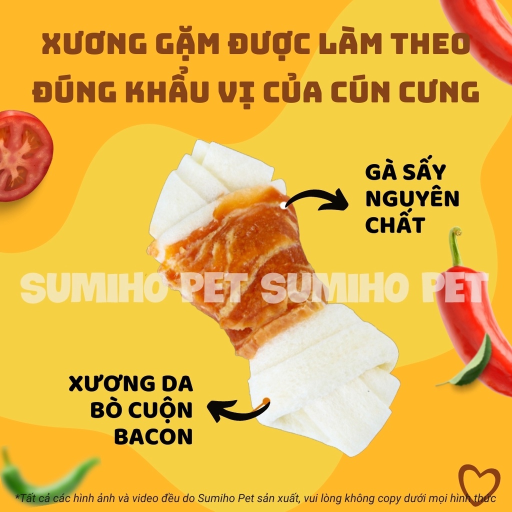 Xương cuộn ức gà dành cho chó Dr.Dingo (100gr/4 cây)