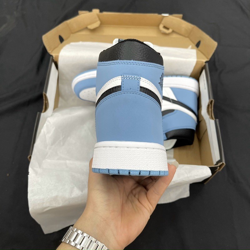 (ảnh thật) giày thể thao jd1 xanh đen cao cổ nam nữ | BigBuy360 - bigbuy360.vn