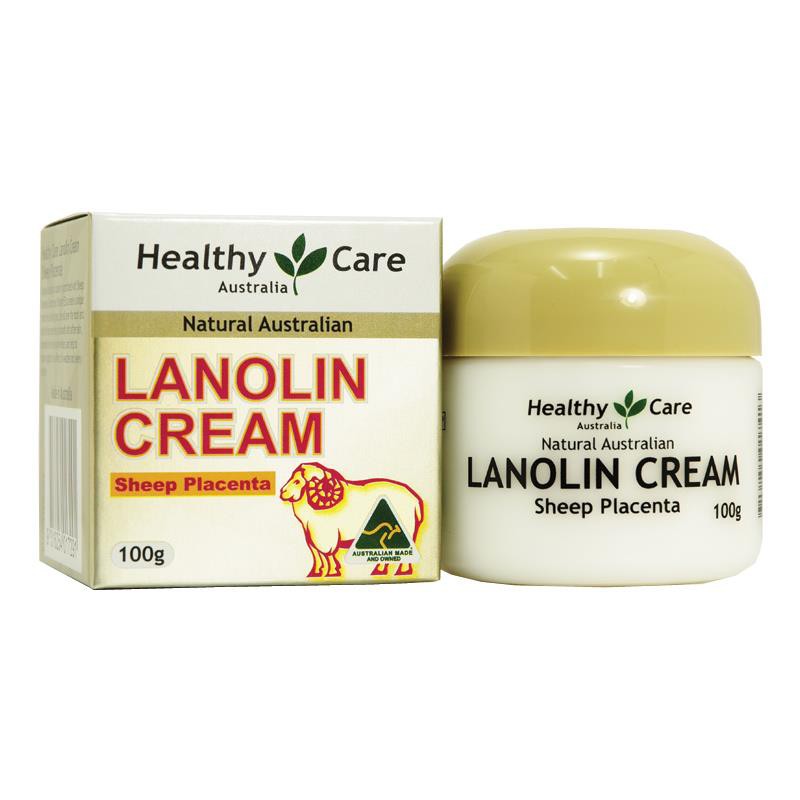 Kem cừu dưỡng da sáng mịn Healthy Care Lanolin with Sheep Placenta 100g