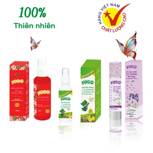 ✅ Nước hoa xịt phòng / xả vải khô FUGO hương thơm dịu nhẹ, khử khuẩn, đuổi muỗi