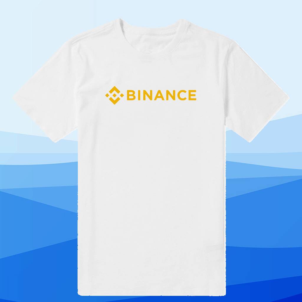 Áo thun Binance cổ tròn (cointshirt) màu đen và trắng M2879 | BigBuy360 - bigbuy360.vn