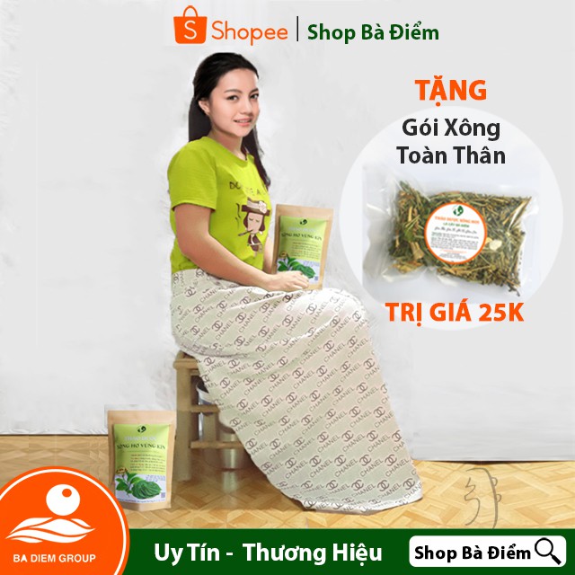 Set 2 Gói Thuốc Xông Vùng Kín | Tặng 1 Gói Lá Xông Toàn Thân | Thảo Dược Xông Vùng Kín Sau Sinh - Shop Bà Điểm