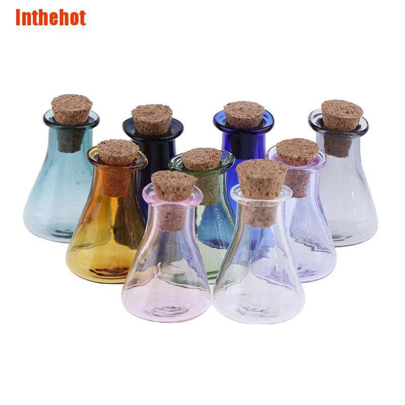 Bộ 2 Lọ Thủy Tinh mini Nhiều Màu Sắc