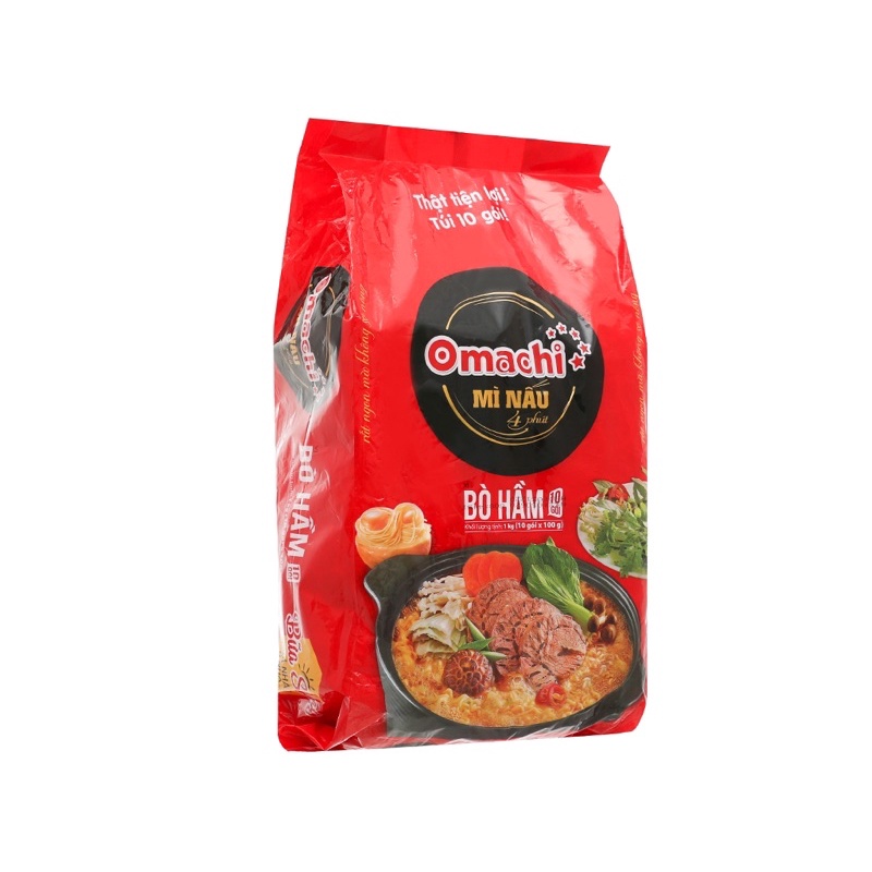 Mì Omachi Bò Hầm ( 10 gói