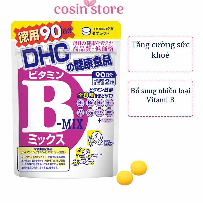 Viên Uống Vitamin B Tổng Hợp DHC Vitamin B Mix 180 Viên 90 Ngày Dùng | Thế Giới Skin Care