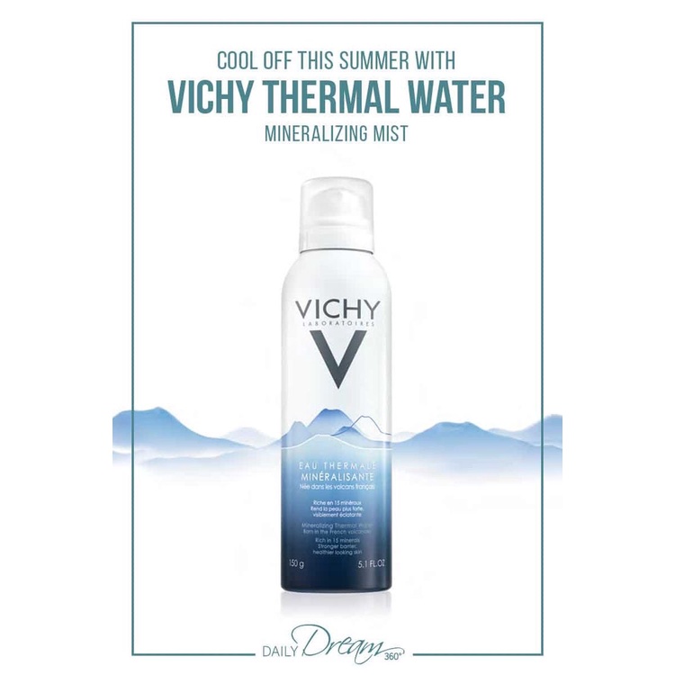 [VICHY] Xịt khoáng dưỡng da Vichy Mineralizing Thermal Water 300ml | BigBuy360 - bigbuy360.vn