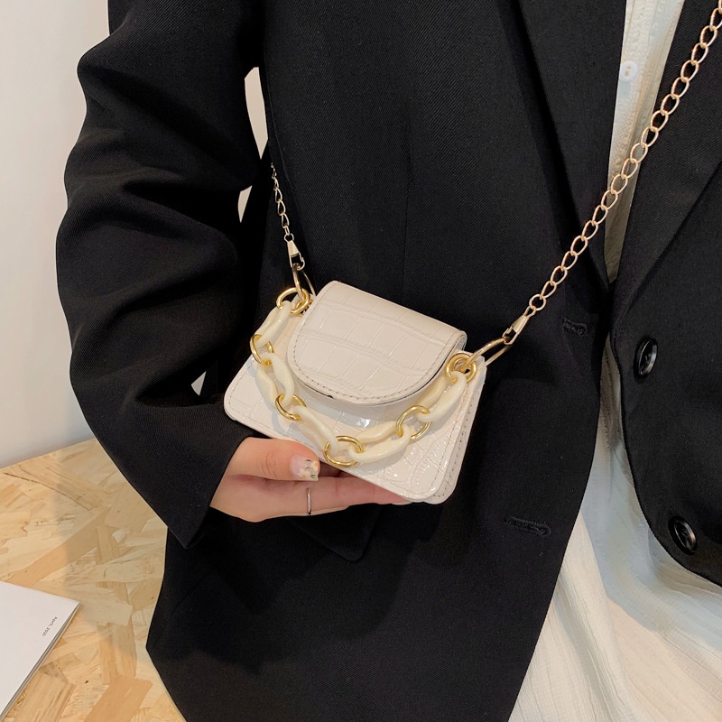 Túi đeo chéo mini IELGY phong cách cổ điển thời trang tùy chọn màu sắc cho nữ