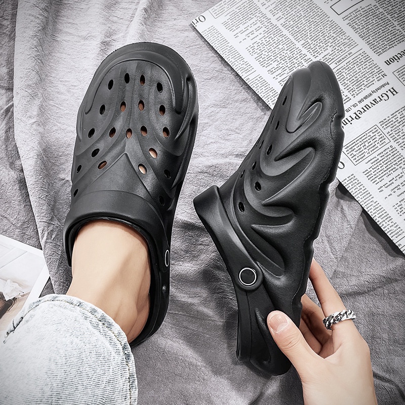 2023 Mới Dép Crocs Size Lớn Thời Trang Đi Biển Dành Cho Nam