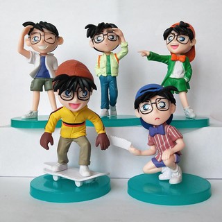 Mô Hình 05 Nhân Vật Thám Tử Lừng Danh Conan - Cao 12cm - Mẫu 03