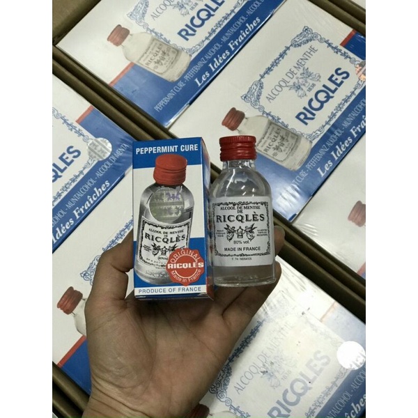 Dầu thoa cồn Bạc Hà Ricqles Alcool De Menthe Pháp