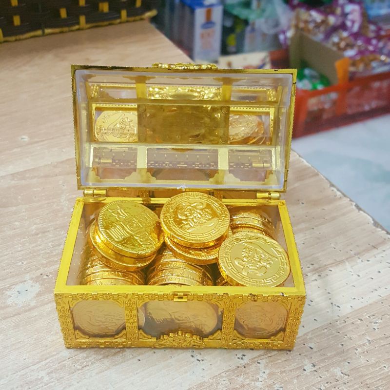 Rương vàng socola ❤ FREESHIP ❤ Quà biếu Tết 2021 | BigBuy360 - bigbuy360.vn