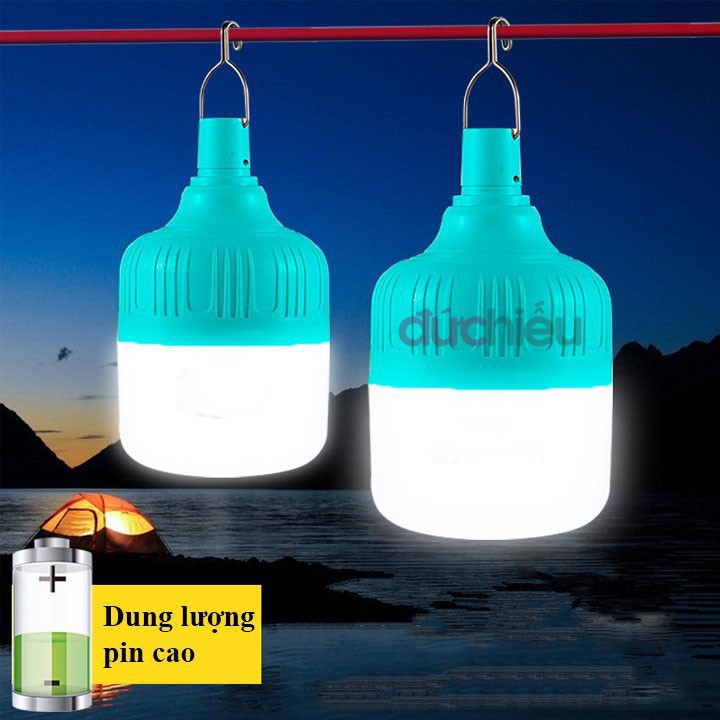 [ Nhỏ gọn - Sáng mạnh ] Bóng đèn tích điện 30w 16 LED, bóng đèn LED sạc - ZY-002