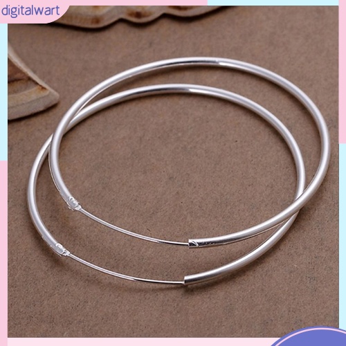 Cặp khuyên tai tròn đơn giản cá tính sang trọng dành cho nữ