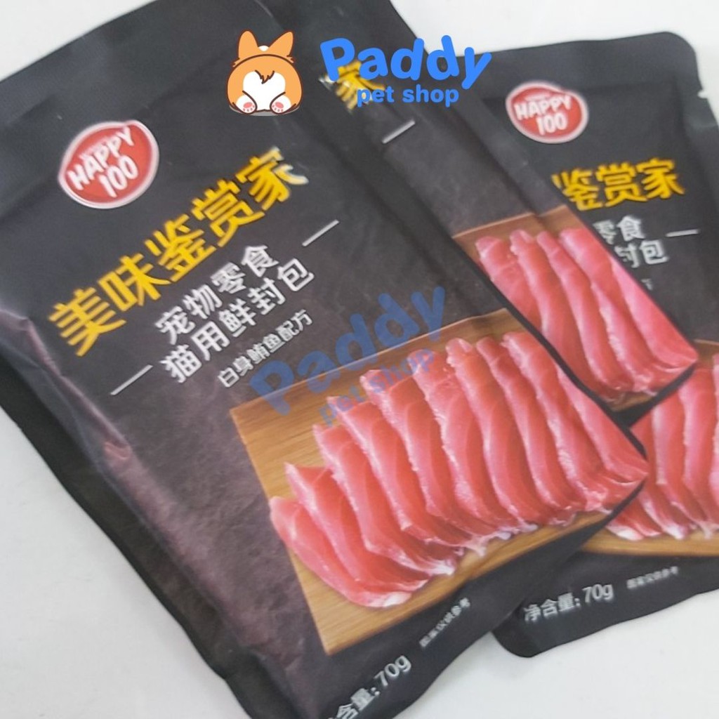 Pate Wanpy Happy 100 Cho Mèo Mọi Lứa Tuổi (70g)