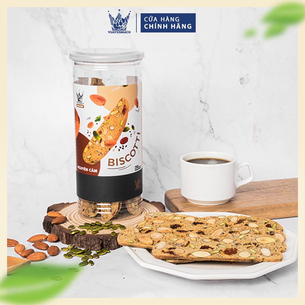 [SET ĂN KIÊNG 1] Granola 250gr + Yến Mạch 500gr + Bánh Biscotti Original Vua Yến Mạch 250gr