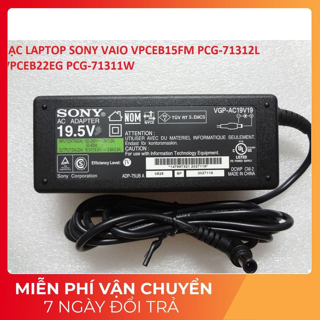 ⚡️[Sạc zin]SẠC LAPTOP SONY VAIO VPCEB15FM PCG-71312L VPCEB22EG PCG-71311W