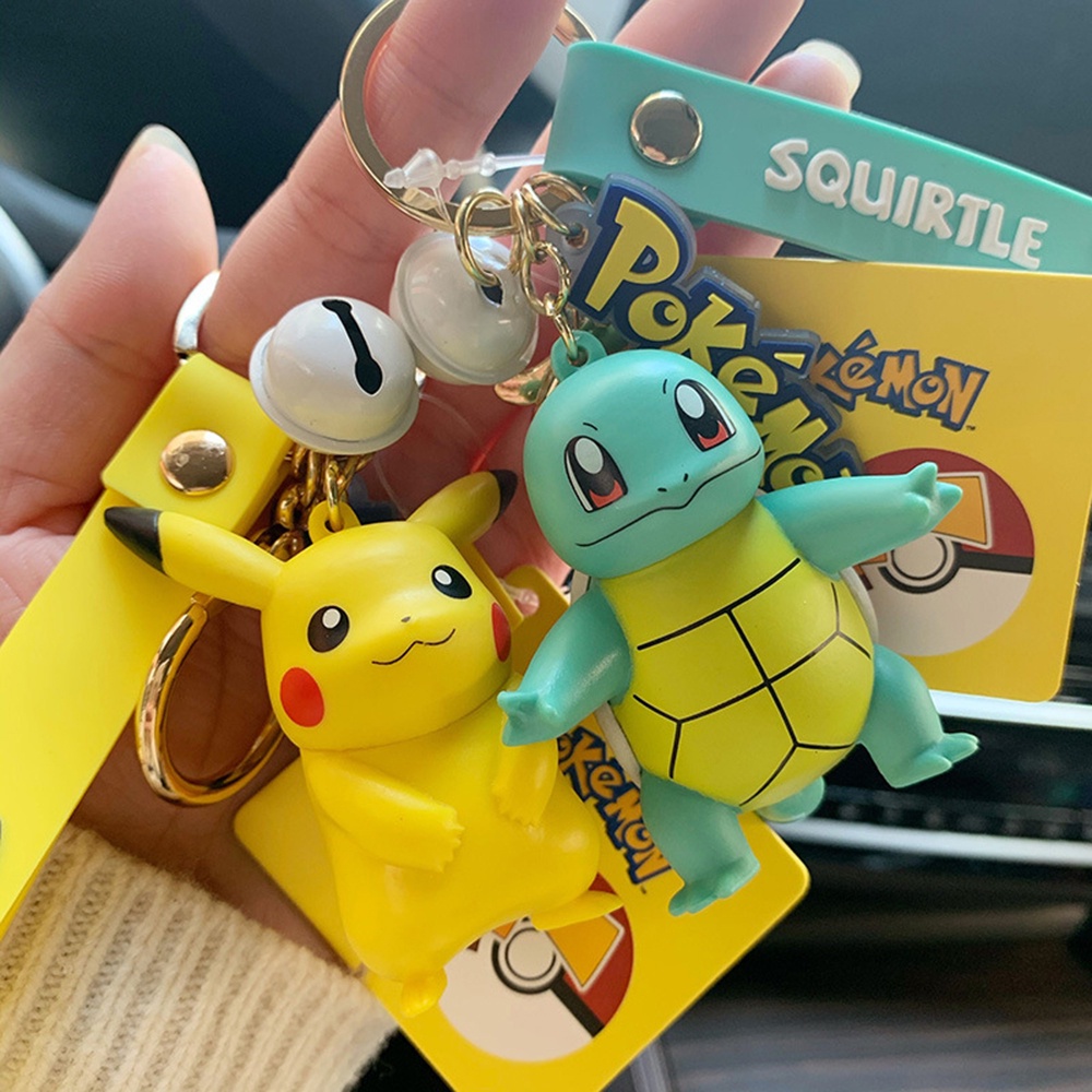 Móc Khóa Hình Pokemon Squirtle Dễ Thương