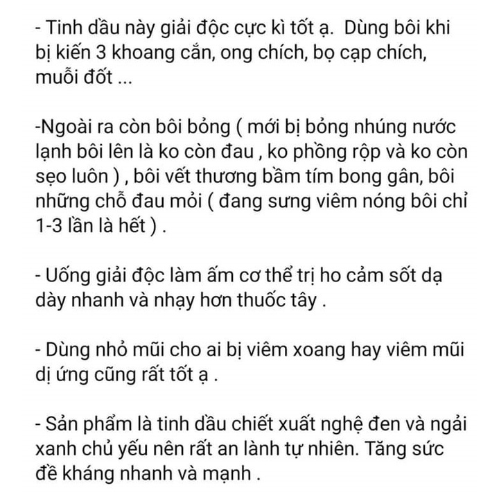 Tinh Dầu Hoàn Hảo, Tinh Dầu Phong Gia Truyền 100%Thiên Nhiên