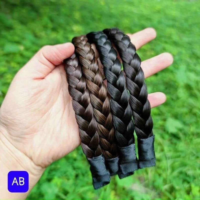 Bờm tóc tết sam xinh xắn