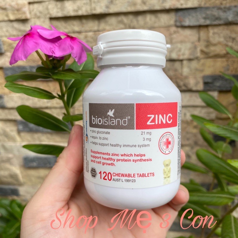 Kẹo Kẽm Bio Island Úc hình gấu 120v