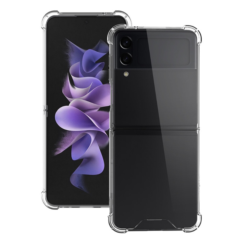 Ốp Điện Thoại Trong Suốt Bảo Vệ Bốn Góc Chống Sốc Chống Rơi Cho Samsung Galaxy Z Flip 4