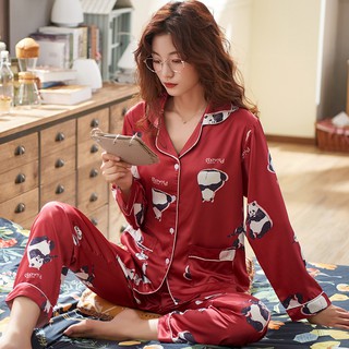 Đồ bộ Pijama lụa Quảng Châu, mềm mại mát tay, size M-2XL