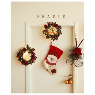 Đèn led vòng noel trang trí cửa