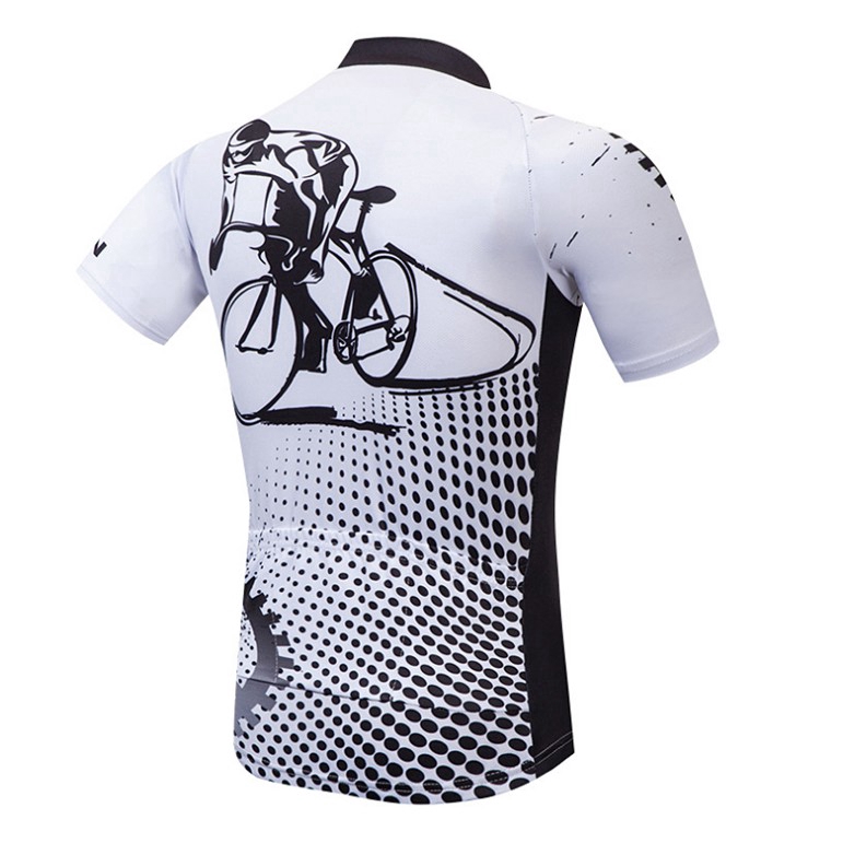 Áo Đua Xe Đạp Tay Ngắn Ôm Dáng Thoải Mái