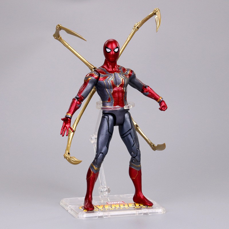 Mô Hình Người Nhện Spider Man Marvel Avengers Cao 18cm Bản Infinity War