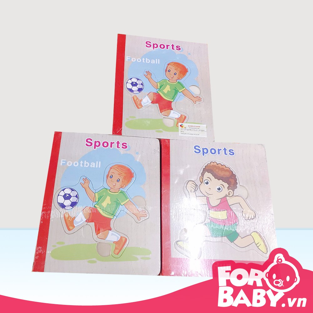 Đồ Chơi Gỗ - Sách Gỗ nhiều chủ đề