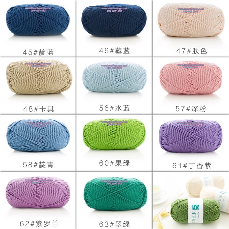 Len Susan’s Family 5 (cuộn 100gr) (Bảng màu 1)