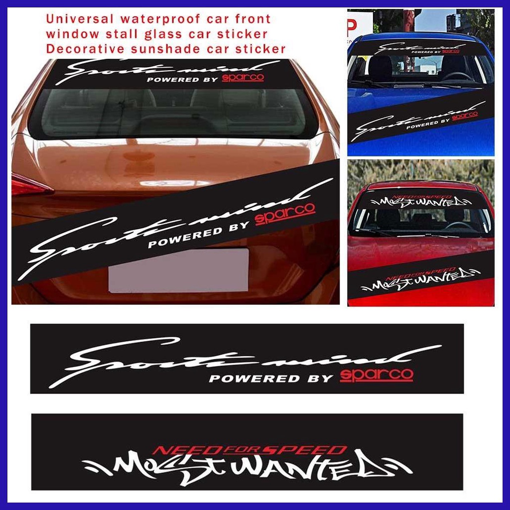 Đề Can Dán Kính Chắn Gió Xe Hơi Chống Nắng Thiết Kế Độc Đáo Tiện Dụng