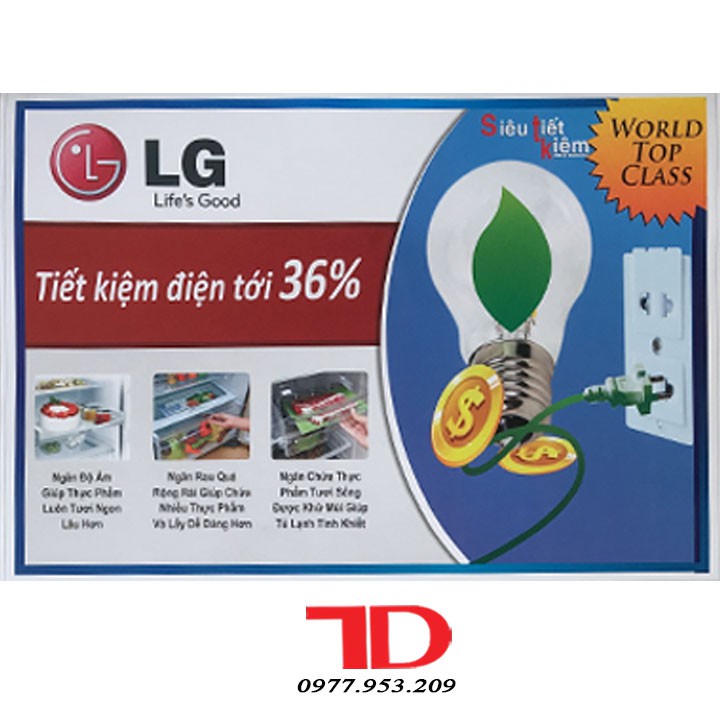 Miếng dán tủ lạnh LG, tem dán trang trí tủ lạnh LG mẫu 1